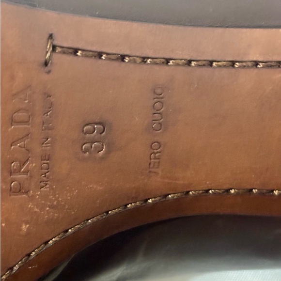 Prada Brown Leather Heels - Picture 4 of 5